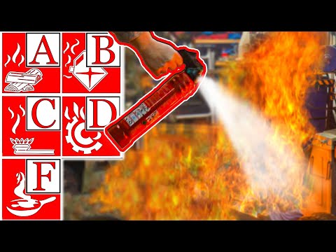 Welcher Feuerlöscher für Zuhause Schaum, Pulver oder..? 🧯 Welcher ist wofür der richtige?