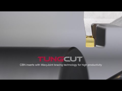 TungCut CBN - Innovative CBN inserts for accelerated machining of hard part turning