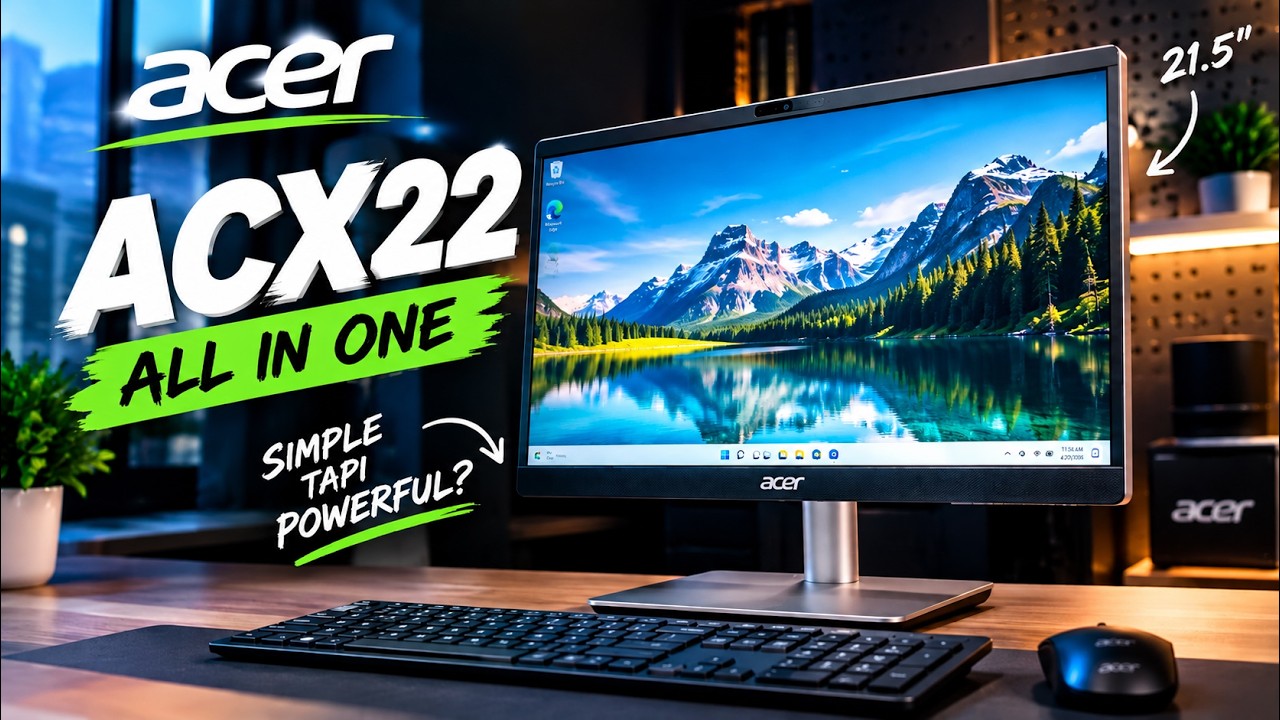 PC Tinggal Colok & Pakai?! Ternyata Ini Alasan Orang Pilih AIO ACER ACX22