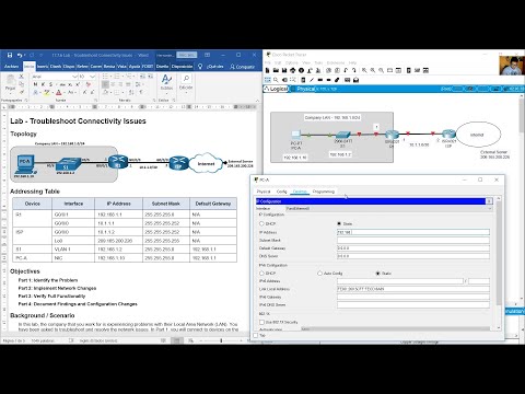17.7.6 Lab - Troubleshoot Connectivity Issues