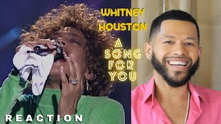 Whitney Houston - A Song For You (REACTION)