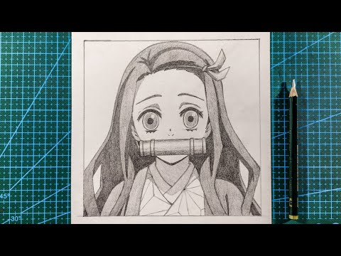 Cara Menggambar Anime Untuk Pemula - Step by Step | Nezuko Kamado [Kimetsu no Yaiba]