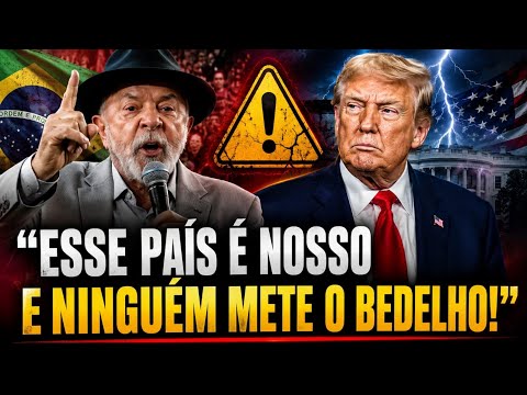 LULA DÁ RECADO SEM RODEIOS AOS EUA E DEFENDE A SOBERANIA DAS ELEIÇÕES