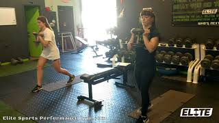 Reverse Lunge w/ Slider Variation