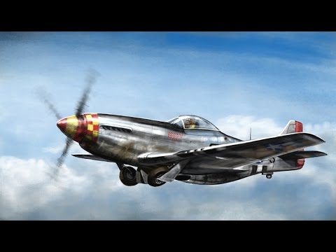 P-51 MUSTANG SPEED PAINTING