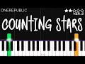 OneRepublic - Counting Stars | EASY Piano Tutorial
