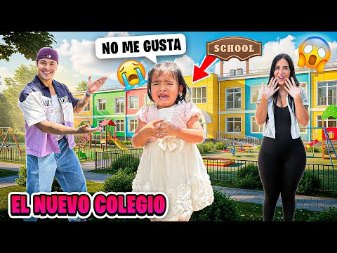 We took my daughter Isabella to see her new school😱❤️