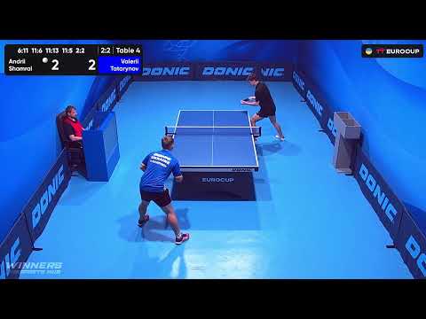 12:25 Andrii Shamrai  - Valerii Tatarynov 09.08.2023 TT Euro.Cup Ukraine Master. TABLE 4