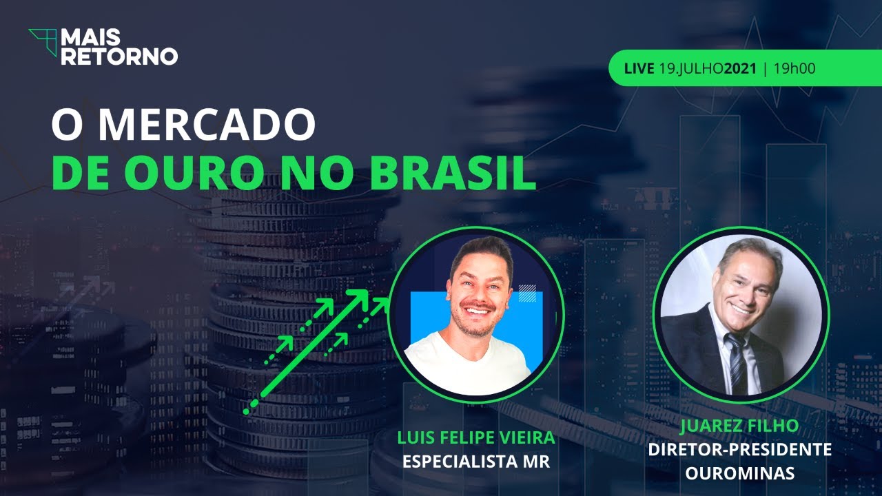 O Mercado do Ouro no Brasil | Live Mais Retorno & Ouro Minas