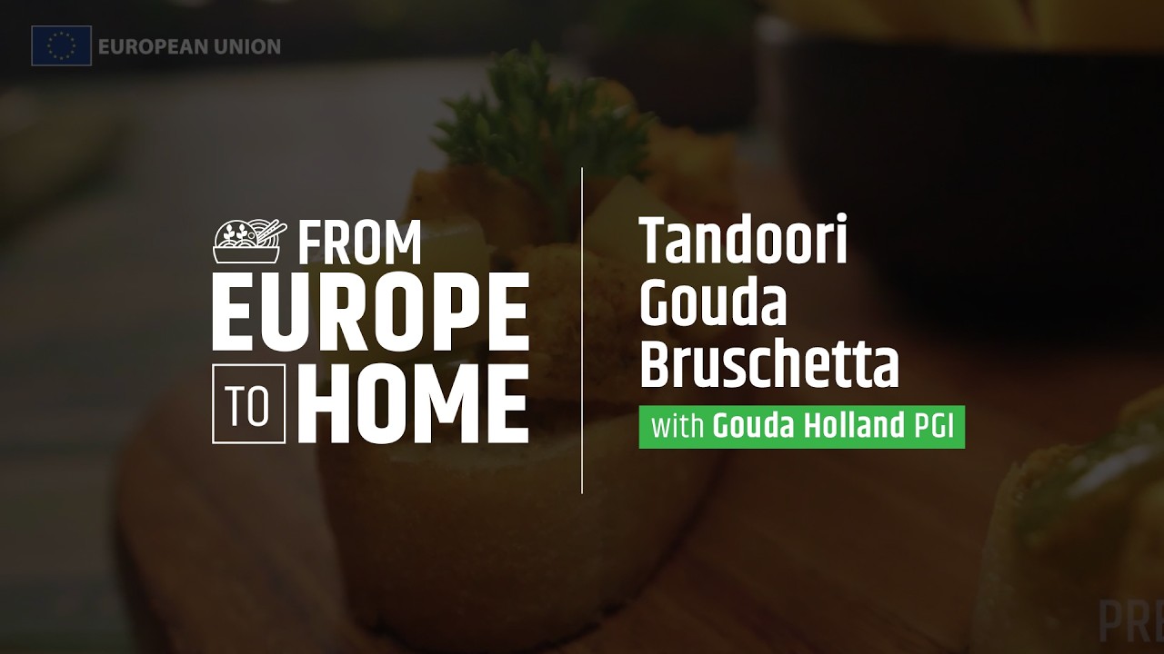 Tandoori Gouda Bruschetta | From Europe to Home