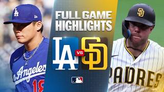 DODGERS vs. PADRES: Official Full Game Highlights (June 27) | 2026 MLB Season