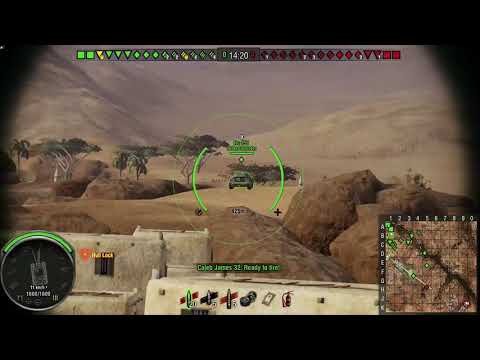 WoT Console - Obj. 704 Kills T-54 Mid-Air!