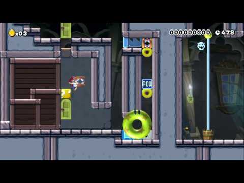 Wondercastle 4 by O-eight - SUPER MARIO MAKER - NO COMMENTARY 1AT