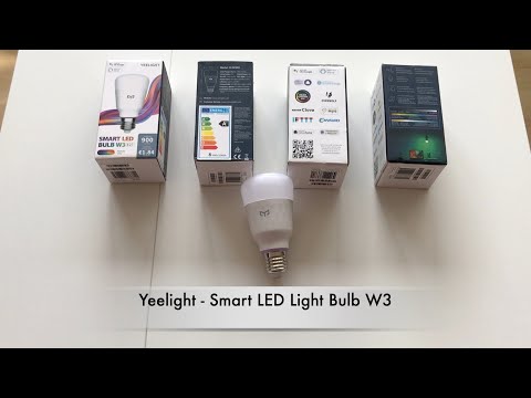 Unboxing Yeelight - Smart LED Light Bulb W3 (Multicolor)