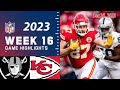 Raiders vs Chiefs 12/25/23 Week 16 FULL GAME | NFL Highlights Today