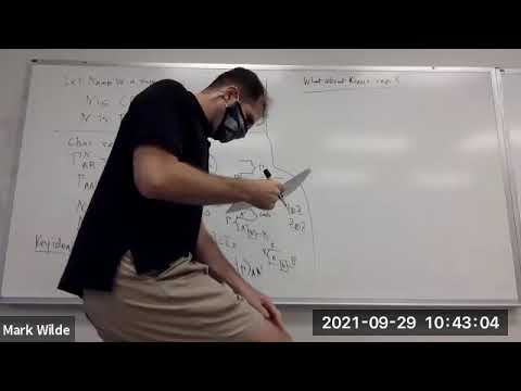 Lecture 12: Quantum Information Theory - Fall 2021 - Mark Wilde