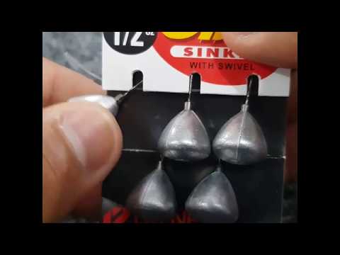 Vídeo Chumbo Owner Down Shot Cone Sinker SK-8 5155