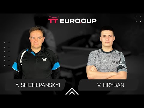 12:25 Yurii Shchepanskyi - Vadym Hryban 20.02.2024 TT Euro.Cup Ukraine Star. TABLE 4