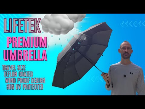 Premium Travel Umbrella, with UV Protection 