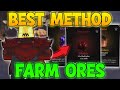 The BEST Ore Farming Method In The Forge Roblox Roblox The Forge