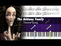 The Addams Family (Opening Theme Song) - Piano Tutorial with Sheet Music