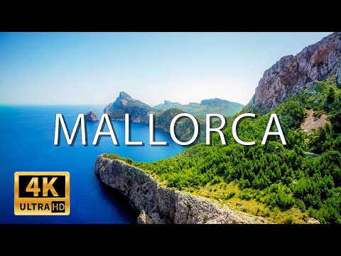 FLYING OVER MALLORCA (4K UHD) - Relaxing Music Along With Beautiful Nature Videos - 4K Video HD