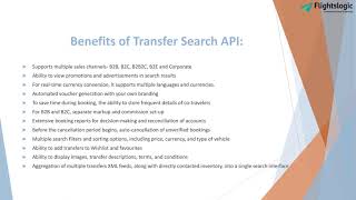 Transfer Search API - FlightsLogic