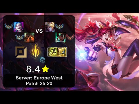 Jinx ADC + Nautilus vs Ezreal + Karma - EUW Challenger - Patch 25.20