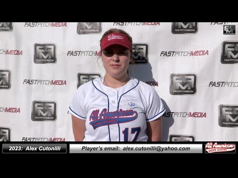 2023 Alex Cutonilli Committed St Mary’s Power Hitting 3rd Base, Shortstop Softball Skills Video AASA