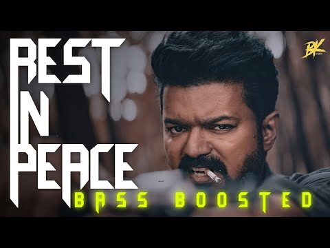 Rest In Peace | Leo Entry Bgm | Bass Boosted | Vijay | Anirudh | 320kbps