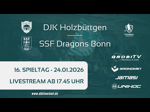 DJK Holzbüttgen vs. SSF Dragons Bonn - 16. Spieltag - Floorball Bundesliga 2025/26