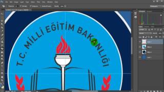 Photoshopta Daire içerisine yazı nasıl yazılır