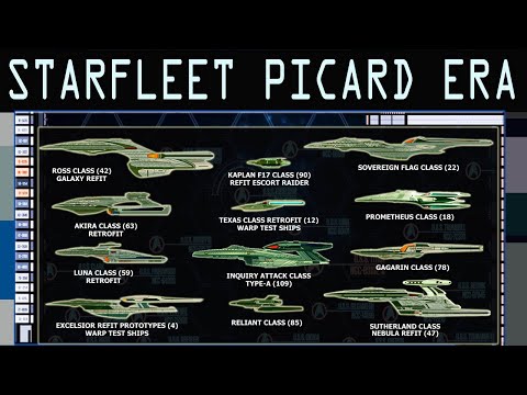 Star Trek Picard Era Starfleet Ship Numbers & Size Composition