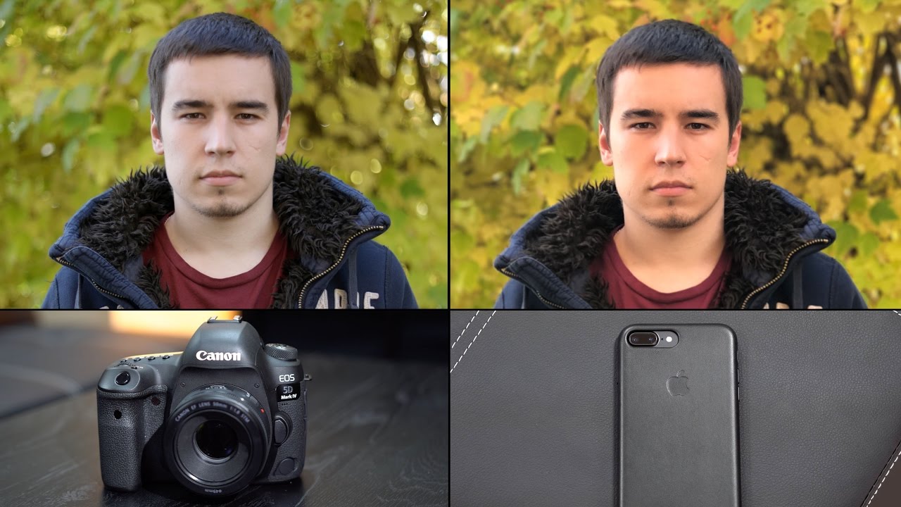 iPhone 7 Plus Portrait Mode vs. DSLR