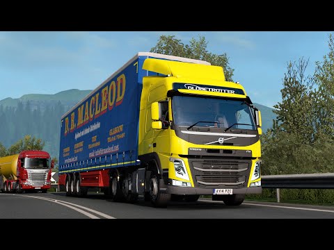 ETS2 1.38 ProMods 2.50 Volvo FM  Glasgow - Inverness