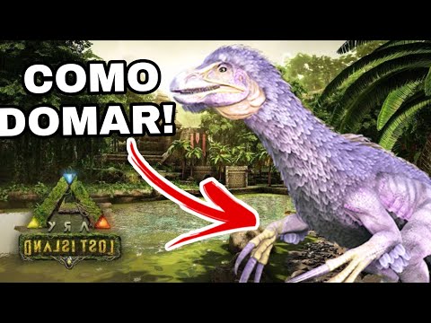 COMO DOMAR UM THERIZINOSSAURO ARK SURVIVAL EVOLVED | LOST ISLAND #2