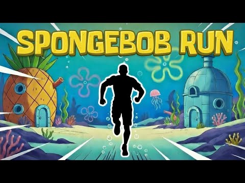 SPONGEBOB RUN Immersive Interactive Warm Up | Bikini Bottom Chase | Viral Interactive Game