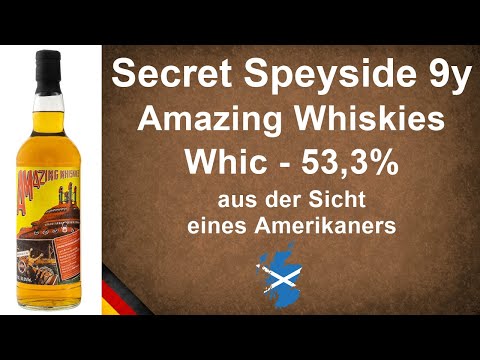 Secret Speyside 9 Jahre Amazing Whiskies (whic) Single Malt Scotch Whisky Verkostung von WhiskyJason