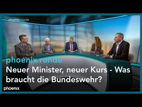 phoenixRunde "Neuer Minister, neuer Kurs - Was braucht die Bundeswehr?"