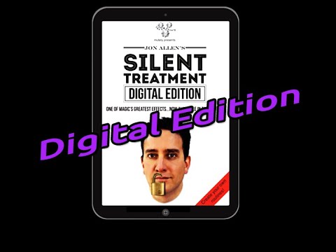 Voir la vidéo Silent Treatment Digital Edition Jon Allen