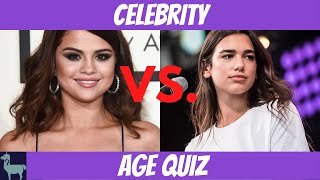 Which Celebrity is Older? - Celebrity Age Quiz