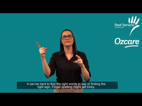 How to Sign Absorption in Auslan