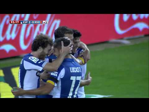 Goal of Stuani (2-0) RCD Espanyol - Real Sociedad - HD