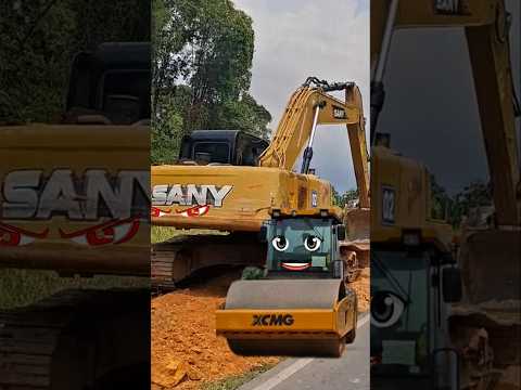 Excavator Sany dan Slender Xcmg #excavator #sany #slender #xcmg #alatberat #shorts #video