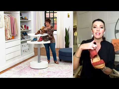 Miz Mooz Leather Cut-out Sandals - Caribe on QVC