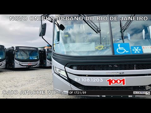 APRESENTANDO O NOVO CAIO APACHE VIP 5 DA AUTO VIAÇÃO 1001