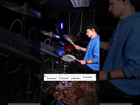 The easiest way to create a LINEAR GROOVE 😄🤓 #drumlesson #groove #drumsolo
