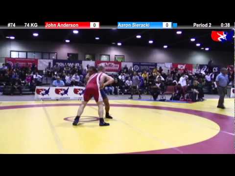 2011 U.S. Open FRI GR 74 KG: John Anderson vs. Aaron Sieracki Quarterfinal