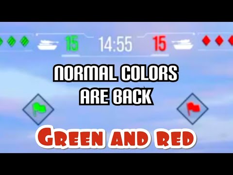 How to have Red and Green on the HUD in Wot Console Update 6.0