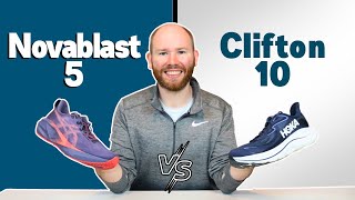 Hoka Clifton 10 vs Asics Novablast 5 by a Foot Specialist